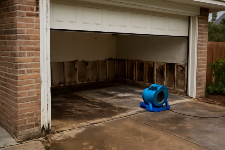 Garage Water Damage Cleanup
