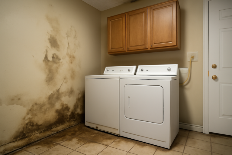 Laundry Room Water Damage Restoration