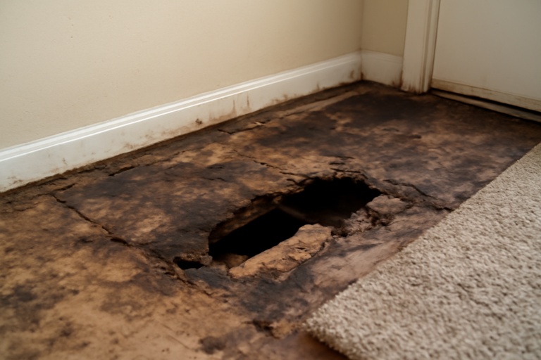 Subfloor Water Damage Repair