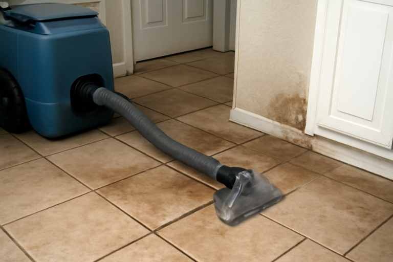 Tile Floor Water Extraction